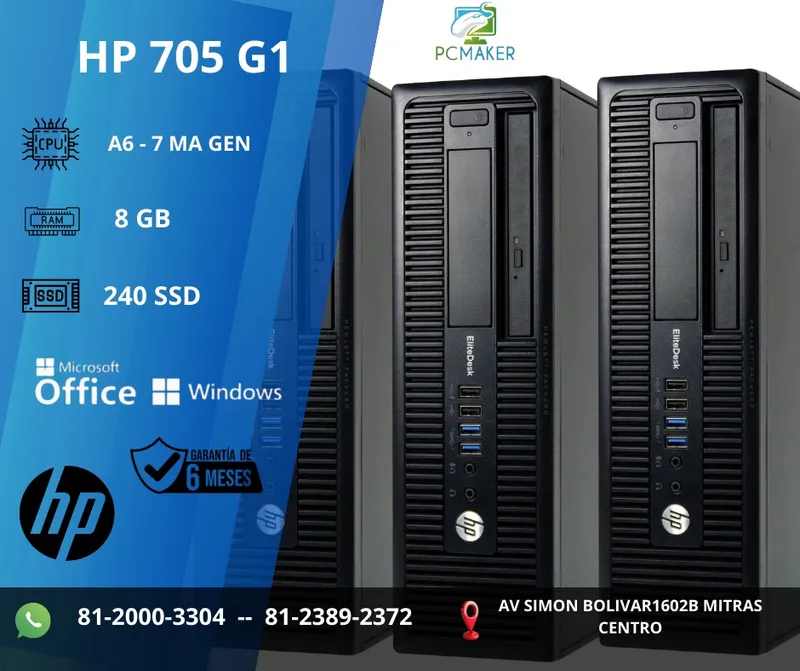 Producto PCMaker precio 1800.00