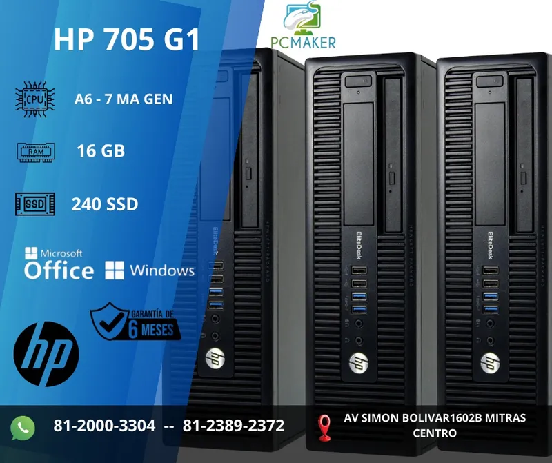 Producto PCMaker precio 1300.00