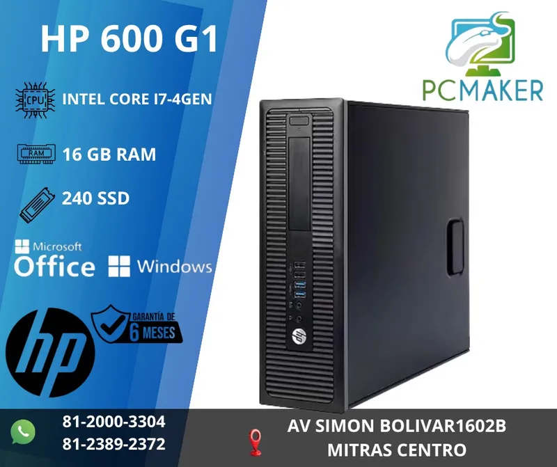 Producto PCMaker precio 3500.00